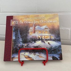 Thomas Kinkade Hardcover Christmas Holiday Coffee Table Display Book